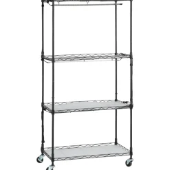 VEVOR Plant Stand with Grow Light, 4-Tier Plant Shelf with 45W Full Spectrum Grow Light, 3 Mode Plant Light with Timer and Wheel for Seed Starting, Metal Grow Light Shelf for Indoor Plants