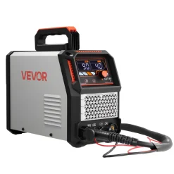 VEVOR Plasma Cutter, 50A Non-Touch Pilot Arc Plasma Cutting Machine, 110V/220V Dual Voltage Digital Display IGBT Inverter - with 2T/4T Function & Adjustable PA/PT Time for Home Repairs, Workshops