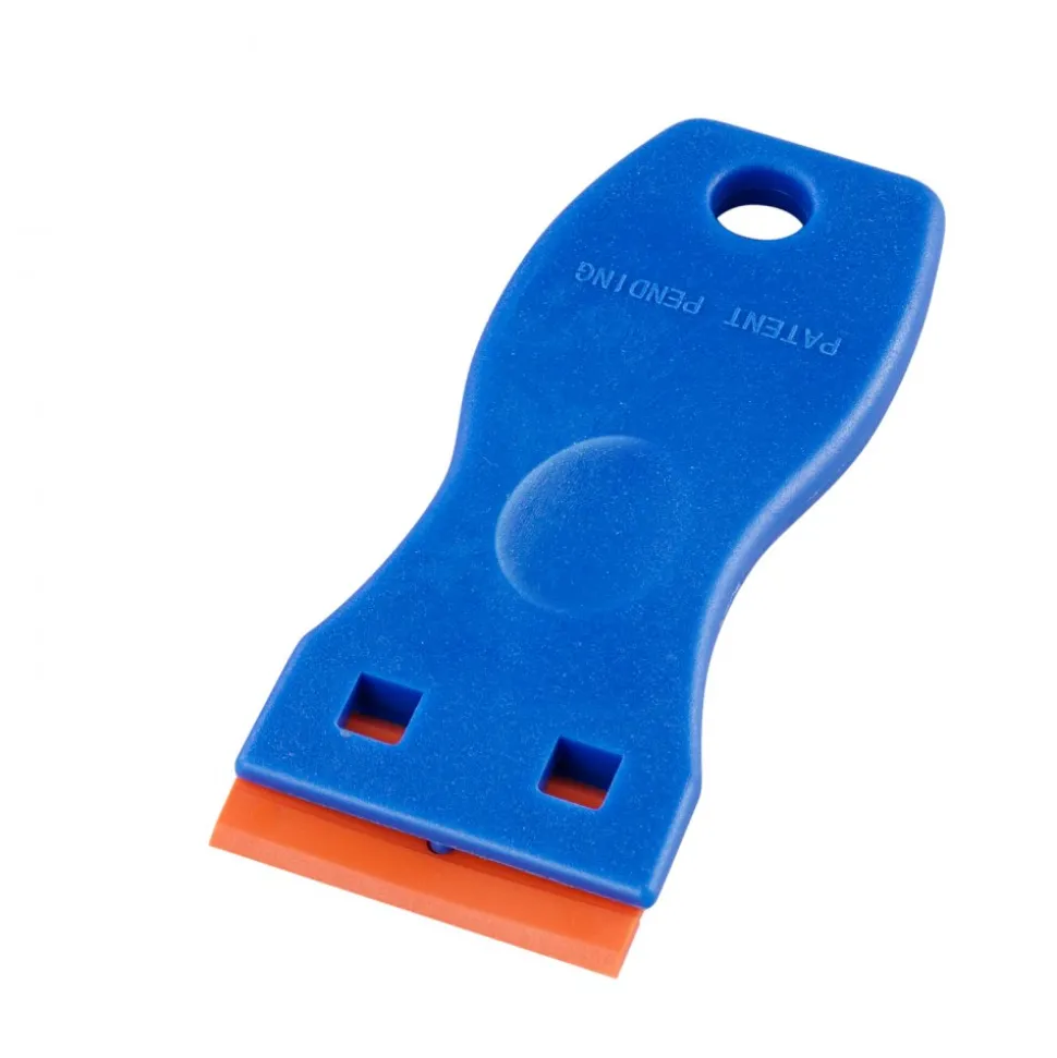 VEVOR Plastic Razor Blade Scraper, 2PCS Scraper Tool, 120PCS Plastic Blades, Cleaning Scraper Remover for Stickers, Decals, Adhesive, Labels, Paint from Glass, Car, Window, Caulk, No Scratches, Blue