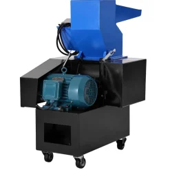 VEVOR Plastic Shredder Crusher, 3HP/2.2KW Plastic Grinder Granulator, 100-150kg/h Capacity Pulverizer Recycling Machine with Wheels, SDK-11 Blade & 6mm Mesh for PVC ABS PTFE (220V 60Hz 3-Phase)