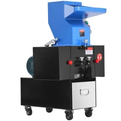 VEVOR Plastic Shredder Crusher, 3HP/2.2KW Plastic Grinder Granulator, 100-150kg/h Capacity Pulverizer Recycling Machine with Wheels, SDK-11 Blade & 6mm Mesh for PVC ABS PTFE (220V 60Hz 3-Phase)