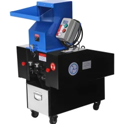 VEVOR Plastic Shredder Crusher, 3HP/2.2KW Plastic Grinder Granulator, 100-150kg/h Capacity Pulverizer Recycling Machine with Wheels, SDK-11 Blade & 6mm Mesh for PVC ABS PTFE (220V 60Hz 3-Phase)