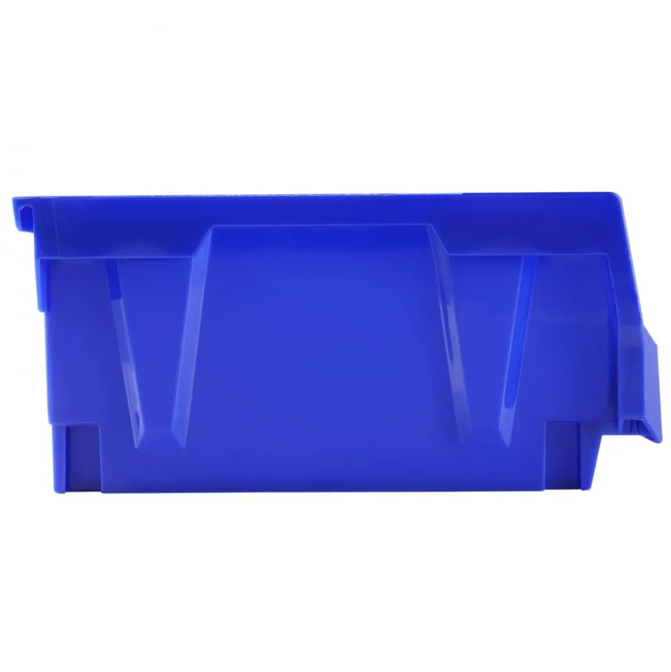 VEVOR Plastic Storage Bin, (11-Inch x 11-Inch x 5-Inch), Hanging Stackable Storage Organizer Bin, Blue/Red, 6-Pack, Heavy Duty Stacking Containers for Closet, Kitchen, Office, or Pantry Organization