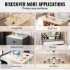 VEVOR Plastic Table Cover, 30 x 60 Inch 1.5 mm Thick Clear Table Protector, Rectangle PVC Desk Mat, Waterproof & Easy Cleaning Desk Pad Tablecloth, for Office Dresser Dining Room Table Night Stand