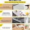 VEVOR Plastic Table Cover 36 x 60 Inch, 1.5 mm Thick Clear Table Protector, Rectangle Clear Desk Mat, Waterproof & Easy Cleaning for Office Dresser Night Stand