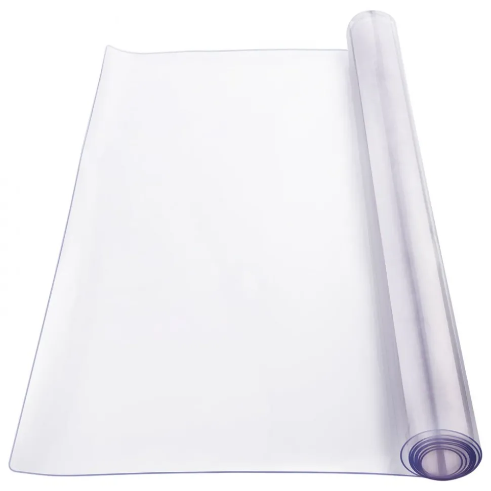 VEVOR Plastic Table Cover, 42 x 72 Inch 2.0 mm Thick Clear Table Protector, Rectangle PVC Desk Mat, Waterproof & Easy Cleaning Desk Pad Tablecloth, for Office Dresser Dining Room Table Night Stand