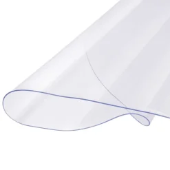 VEVOR Plastic Table Cover, 40 x 60 Inch 1.5 mm Thick Clear Table Protector, Rectangle PVC Desk Mat, Waterproof & Easy Cleaning Desk Pad Tablecloth, for Office Dresser Dining Room Table Night Stand