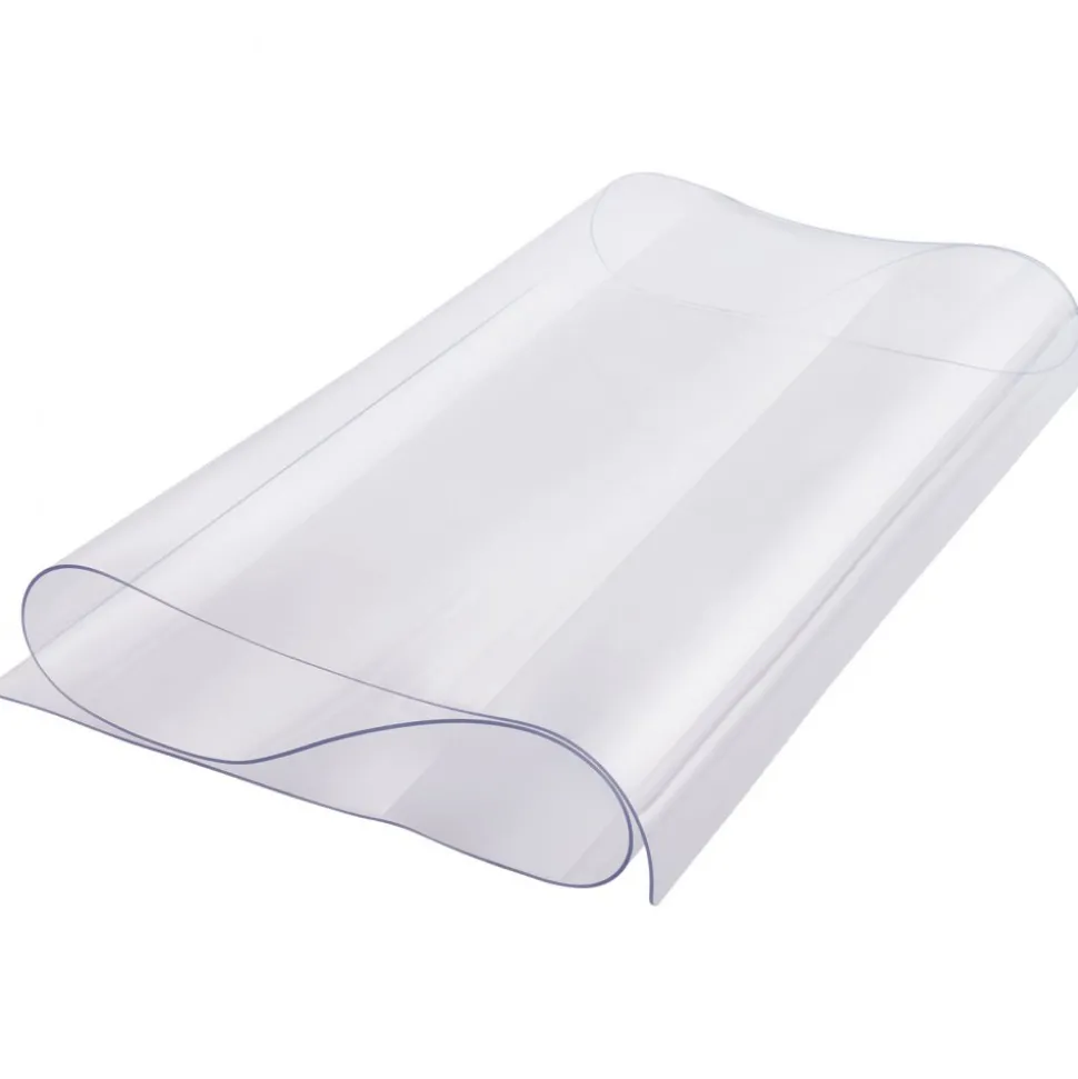 VEVOR Plastic Table Cover, 36 x 48 Inch 1.5 mm Thick Clear Table Protector, Rectangle PVC Desk Mat, Waterproof & Easy Cleaning Desk Pad Tablecloth, for Office Dresser Dining Room Table Night Stand