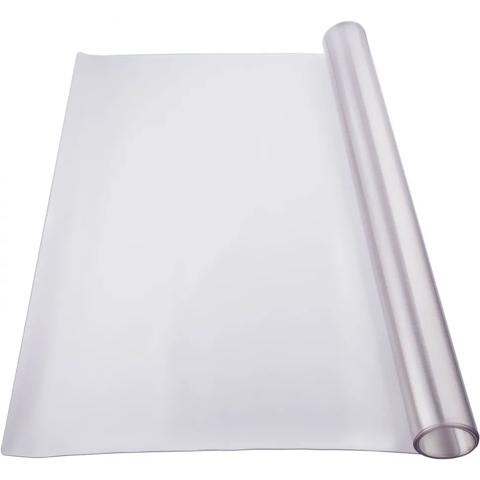 VEVOR Plastic Table Cover, 54 x 54 Inch 1.5 mm Thick Clear Table Protector, Square PVC Desk Mat, Waterproof & Easy Cleaning Desk Pad Tablecloth, for Office Dresser Dining Room Table Night Stand