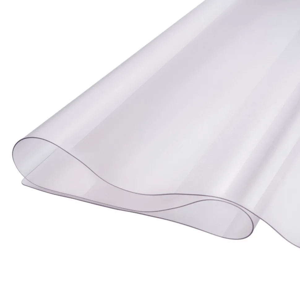 VEVOR Plastic Table Cover, 54 x 54 Inch 1.5 mm Thick Clear Table Protector, Square PVC Desk Mat, Waterproof & Easy Cleaning Desk Pad Tablecloth, for Office Dresser Dining Room Table Night Stand