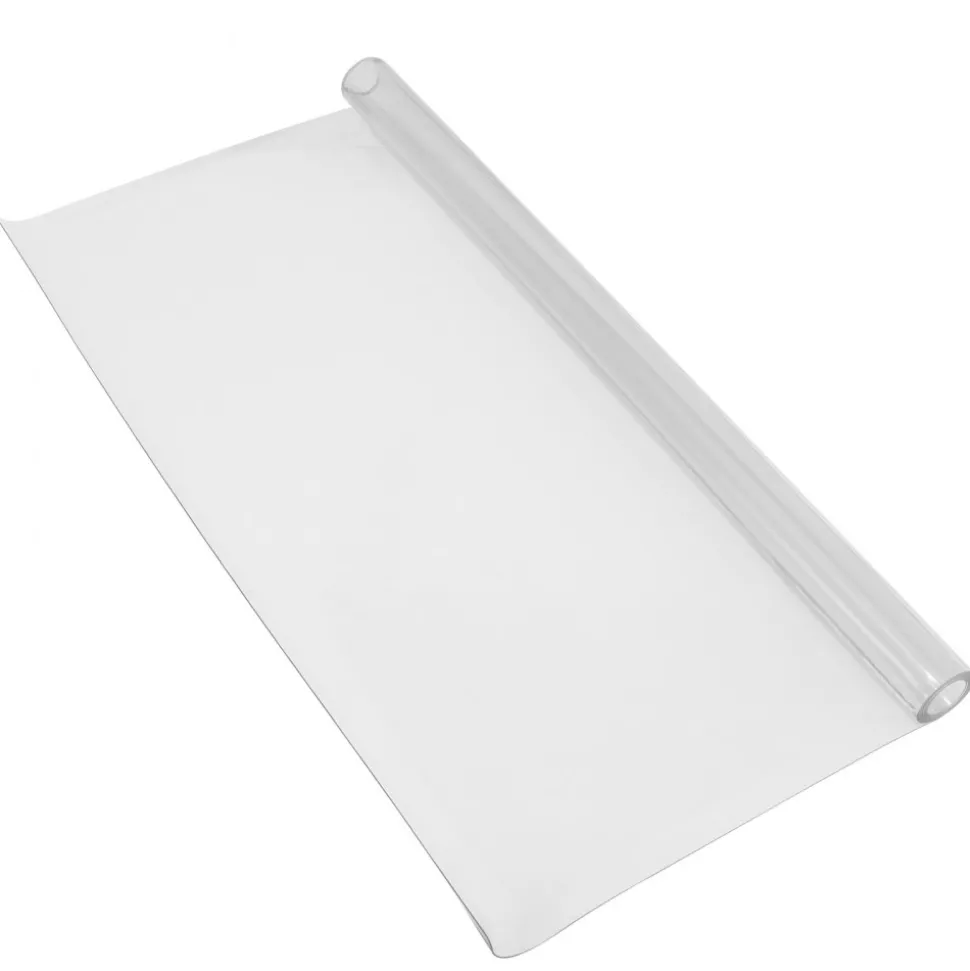 VEVOR Plastic Table Cover, 42"x80"x0.08", Transparent PVC Table Protector, Rectangle Clear Desk Mat, Water Oil Proof Table Cover for Dining Table Coffer Table Kitchen Worktable Dresser Cabinet, etc.