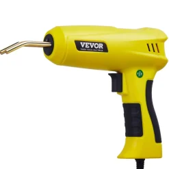 VEVOR Plastic Welding Kit, 220W Plastic Welder Gun with 1200PCS Hot Staples & 76PCS Welding Rods, Professional Hot Staple Welding Gun with LED Light, Carrying Case for Kayak, Toys, Car Bumper Repair