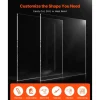VEVOR Plexiglass Acrylic Sheet, 2-Pack Plastic Sheets, 24 x 36 Inch 1/4 Inch Thick Clear Plastic Cast Transparent Glass for Crafting Projects, Replacement Picture Frame Glass, DIY Display, Easy to Cut