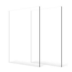 VEVOR Plexiglass Acrylic Sheets, 2-Pack Plastic Sheet, 24 x 48 Inch 1/8 Inch Thick Clear Plastic Cast Transparent Glass for Crafting Projects, Replacement Picture Frame Glass, DIY Display, Easy to Cut