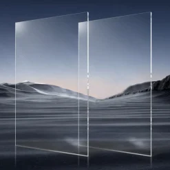 VEVOR Plexiglass Acrylic Sheets, 2-Pack Plastic Sheet, 24 x 48 Inch 1/8 Inch Thick Clear Plastic Cast Transparent Glass for Crafting Projects, Replacement Picture Frame Glass, DIY Display, Easy to Cut