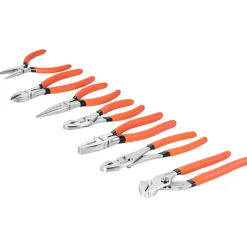 VEVOR Pliers Set 7-Piece Utility Set Polished Carbon Steel Jaw Hand Tools, For DIY & Home Use, 8