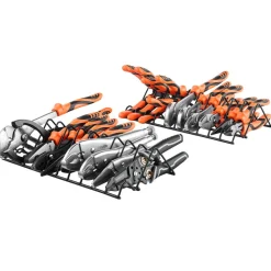VEVOR Pliers Set 20-Piece Utility Set Polished Carbon Steel Jaw Hand Tools, For DIY & Home Use, Long Nose, Locking, Diagonal, Groove Joint, Snap Ring, Slip Joint Pliers, with 2-Pack Organizer Rack