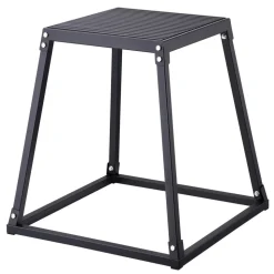 VEVOR Plyometric Jump Boxes, 12/18/24 Inch Plyo Box, Platform and Jumping Agility Box, Anti-Slip Fitness Exercise Step Up Box Set for Home Gym Training, Conditioning Strength Training, Black