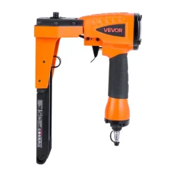 VEVOR Pneumatic Carton Closing Stapler, 13 Gauge Pneumatic Cardboard Staple Gun for 1-3/8 inch Crown 5/8
