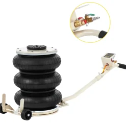 VEVOR Pneumatic Jack, 5 Ton/11023 lbs Triple Bag Air Jack, Lifting Height 6.3-15.75 Inch, Inflatable Car Jack with Long Handle, Lifter Pneumatic Air Jack for Garage Car Lifting Repair
