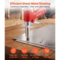VEVOR Pneumatic Rivet Gun Kit with 3/32