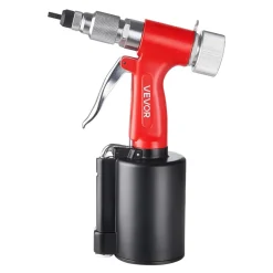 VEVOR Pneumatic Rivet Nut Gun Kit with 8PCS SAE & Metric Gun Heads, M4 M5 M6 M8 M10 1/4