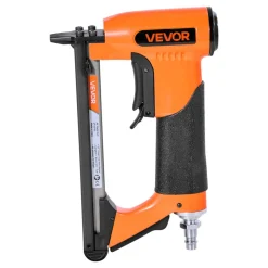 VEVOR Pneumatic Staple Gun, 22 Gauge Long-Nose Upholstery Stapler for 71 Series Fine Wire Staples 3/8-inch Crown 1/4