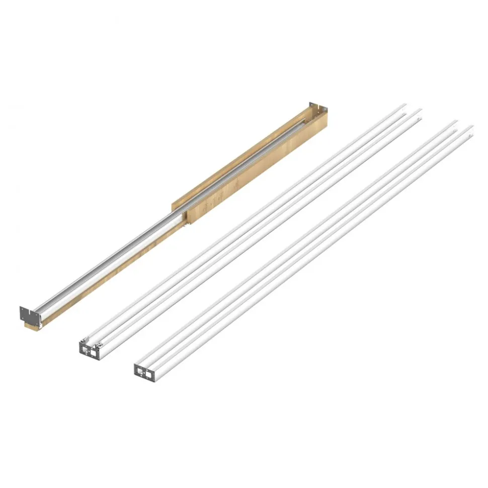 VEVOR Pocket Door Frame Kit, for 24-36 in Wide 80 in High Door, Pocket Door Kit with Two-Way Soft Close Mechanism, Slide Smoothly Quietly, Easy to Install, Premium Galvanized Steel, for Living Room