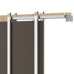 VEVOR Pocket Door Frame Kit, for 24-36 in Wide 80 in High Door, Pocket Door Kit with Two-Way Soft Close Mechanism, Slide Smoothly Quietly, Easy to Install, Premium Galvanized Steel, for Living Room