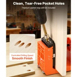 VEVOR Pocket Hole Jig Kit, 1/2