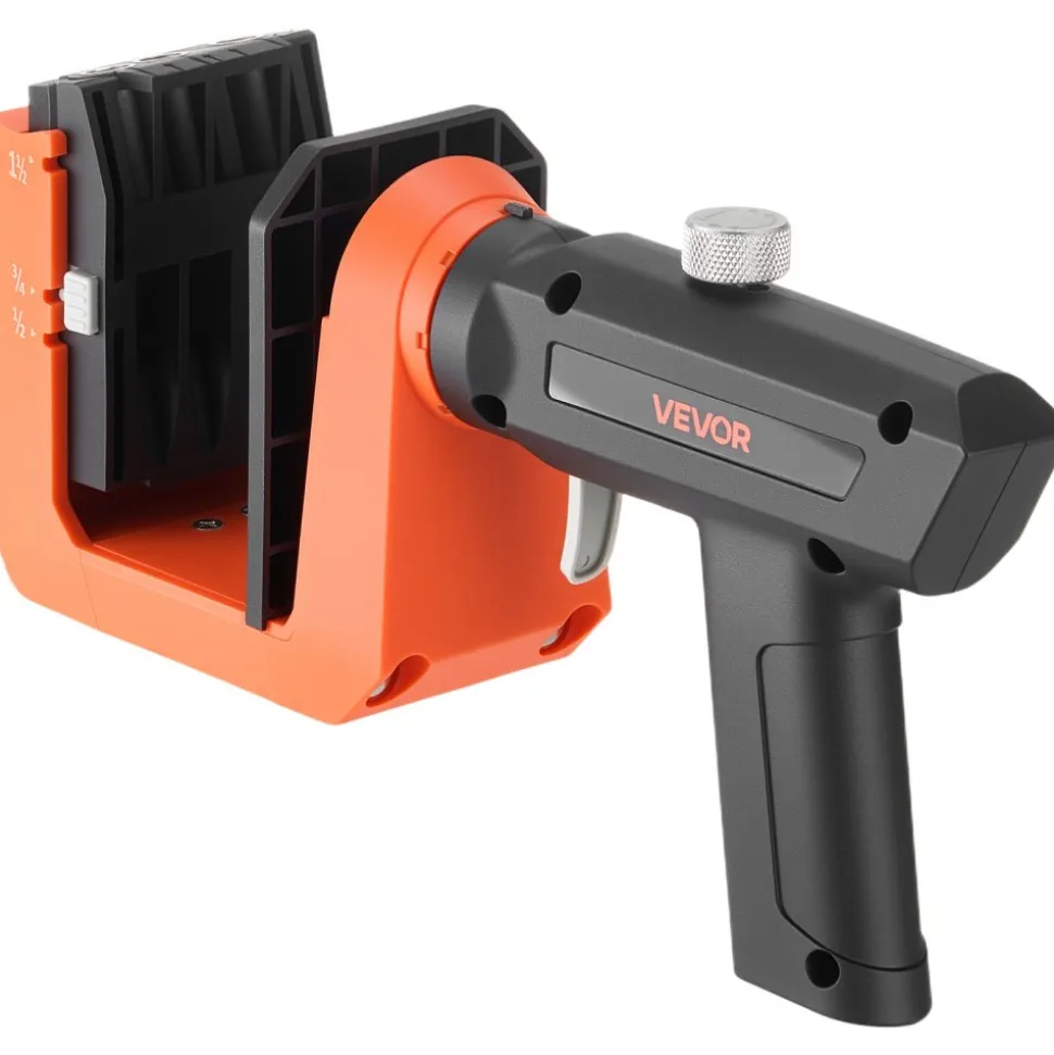 VEVOR Pocket Hole Jig Kit, 1/2", 3/4", 1-1/2" Adjustable, 360° Rotating Handle, Jig Pocket Hole System with 260 Screws, C-Clamp, Stop Collar, Drill Bit, Easy Clamping and Adjusting, for Woodworking