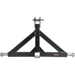 VEVOR 3 Point Hitch Receiver with 2 in Receiver, 3pt Quick Hitch Attachment, 3,000 lbs Capacity, Heavy Duty Tractor Tow Drawbar Adapter, Compatible with Kubota, Mahindra, John Deere, Massey Ferguson