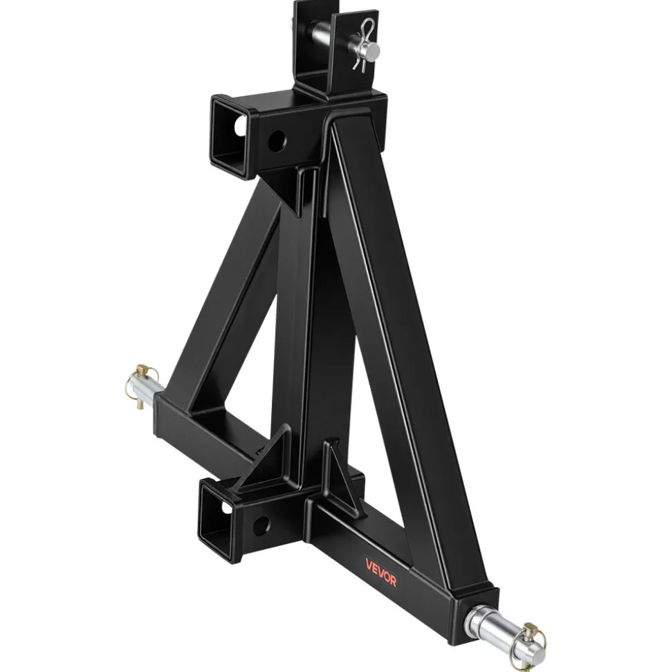 VEVOR 3 Point Trailer Hitch with 2" Receiver, 3 Pt Quick Hitch Attachment, Tractor Tow Drawbar Adapter, Compatible with Category 1, Kubota, Mahindra, Ford, Yanmar, John Deere, Massey Ferguson, Tractor