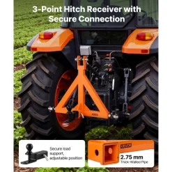 VEVOR 3 Point Trailer Hitch with 2