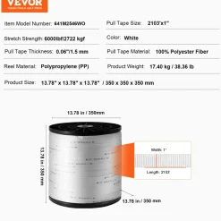 VEVOR Polyester Pull Tape, 1