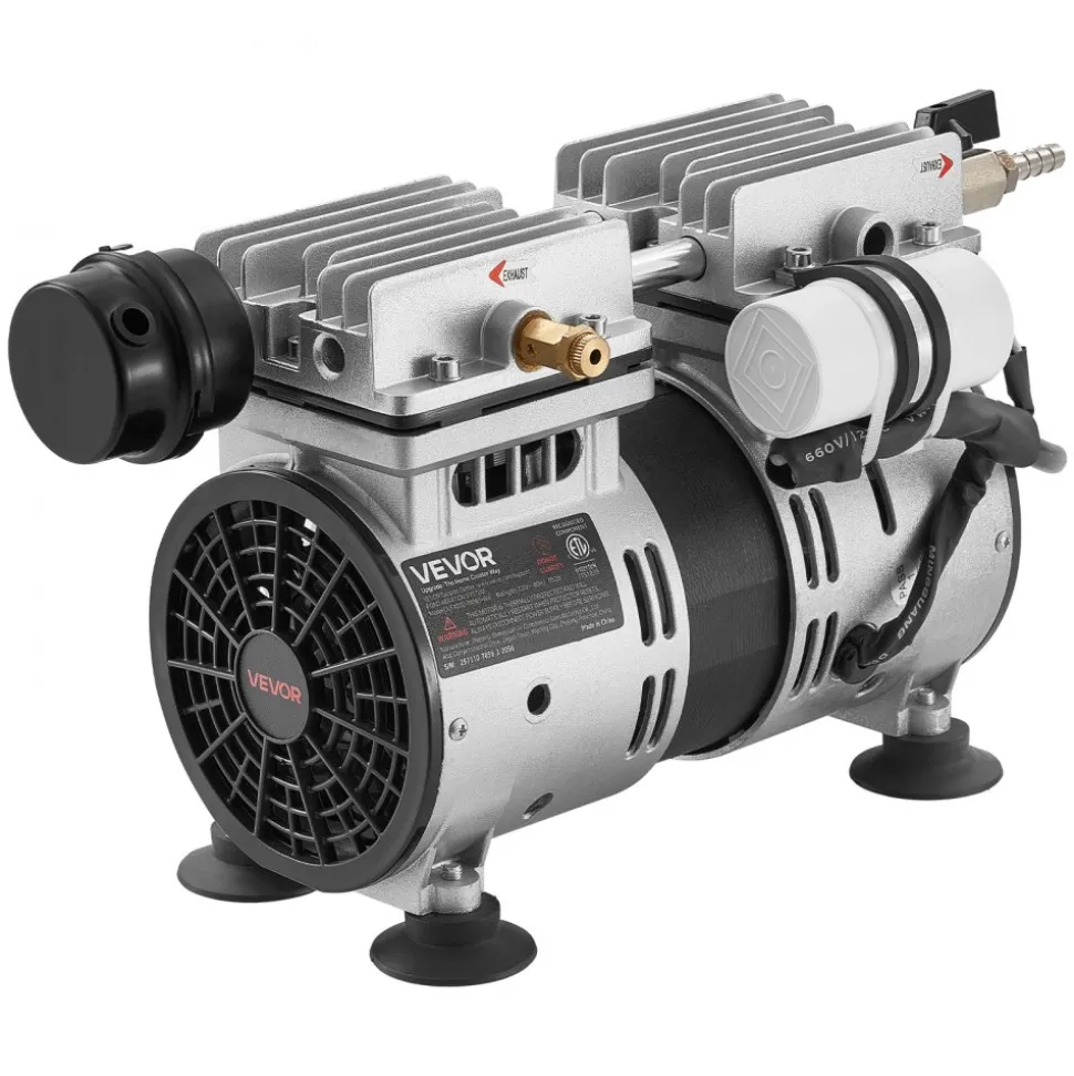 VEVOR Pond Aerator,5.2CFM 3/4 HP Air Compressor, Lake Aerator for Ponds up to 3 Acres, Overheat Protection & Anti-Backflow Valve, 550W Powerful Motor, Pond Aeration Pump for Water Oxygen Circulation
