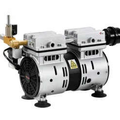 VEVOR Pond Aerators, 5.2CFM Aeration System for Lakes up to 3 Acres, 3/4 HP Air Compressor, 2 Diffusers & Two 100' Weighted Tubings, Outdoor Pond Aeration Pump for Deep Water Oxygen Circulation