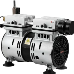 VEVOR Pond Aerators, 5.2CFM Aeration System for Lakes up to 3 Acres, 3/4 HP Air Compressor, 2 Diffusers & Two 100' Weighted Tubings, Outdoor Pond Aeration Pump for Deep Water Oxygen Circulation