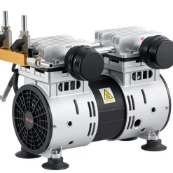 VEVOR Pond Aerators, 6.7CFM Aeration System for Lakes up to 3 Acres, 1 HP Air Compressor, 4 Diffusers & Four 100' Weighted Tubing, Outdoor Pond Aeration Pump for Deep Water Oxygen Circulation