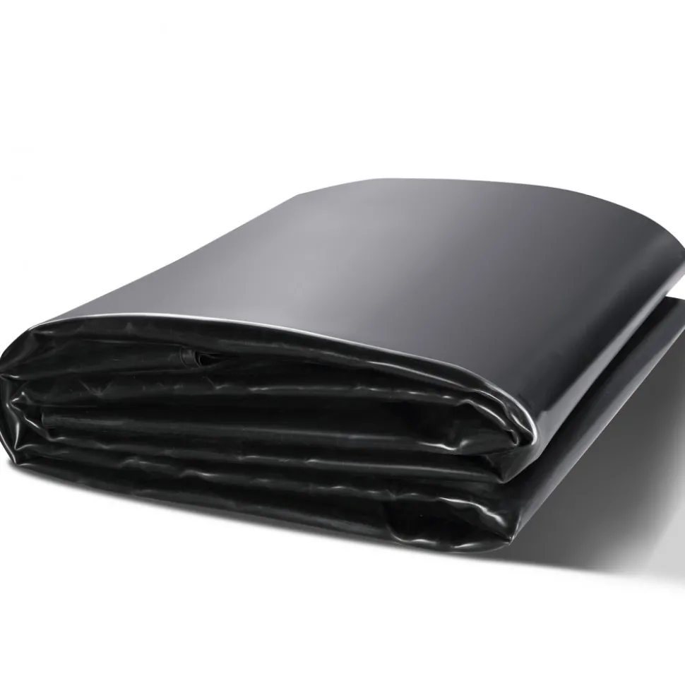 VEVOR Pond Liner, 15 x 20 ft 45 Mil Thickness, Pliable EPDM Material Pond Skins, Easy Cutting Underlayment for Fish or Koi Ponds, Water Features, Waterfall Base, Fountains, Water Gardens, Black