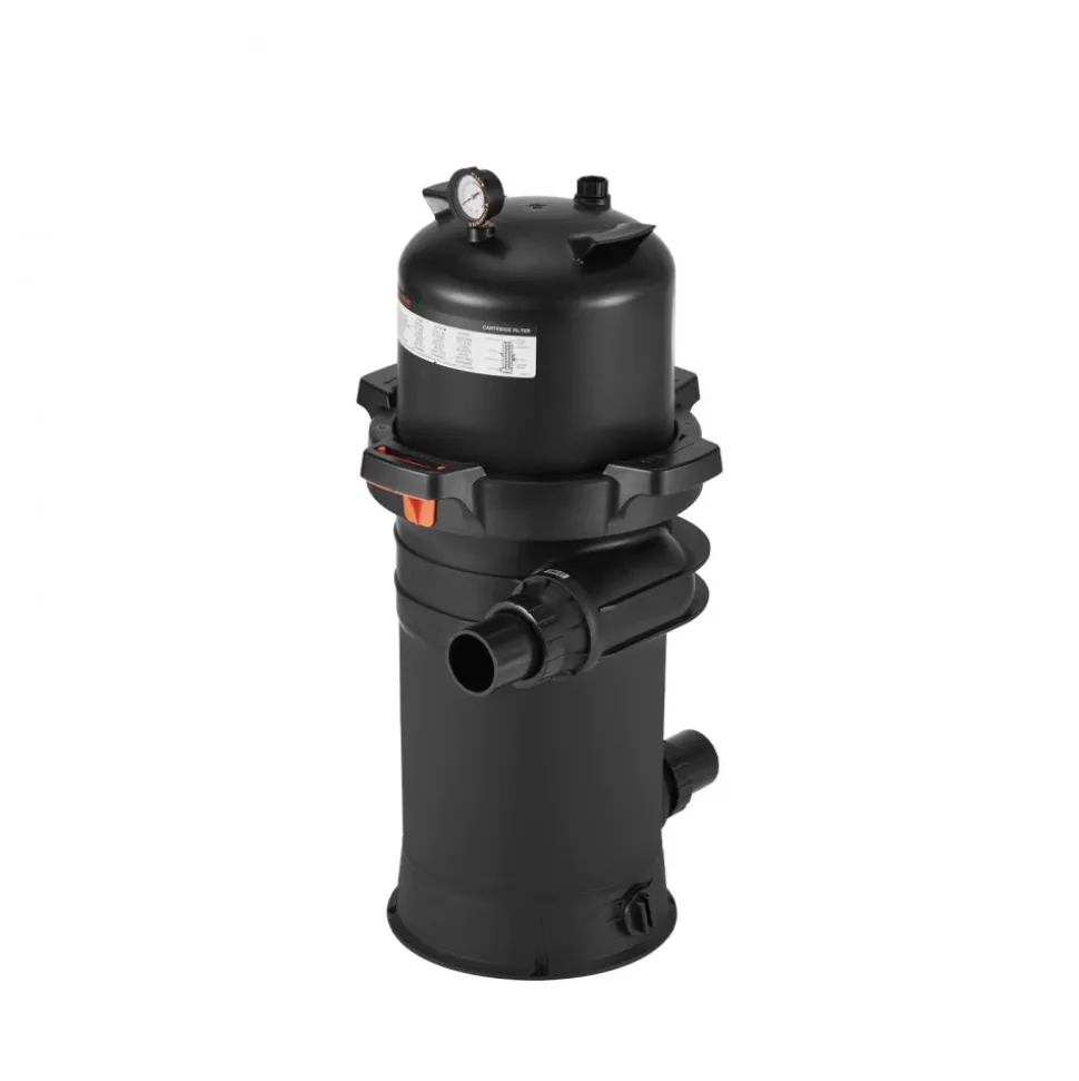 VEVOR Pool Cartridge Filter, 150 sq.ft², High-Efficiency Swimming Pool Filter with Valve, 9000 GPH Spa Filtration Cleaning & Clearing System for In-Ground & Above Pools up to 34342 Gallons