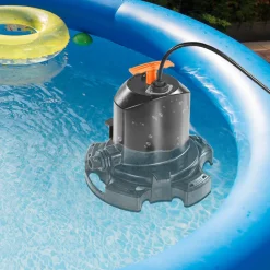 VEVOR Pool Cover Pump, 1/2 HP 1575 GPH, 120V Submersible Swimming Pool Cover Pump with 25 ft Power Cord, 24 ft Max Head Lift, Water Removal and Transfer Pump, for Pool Draining Inflatable Water Parks
