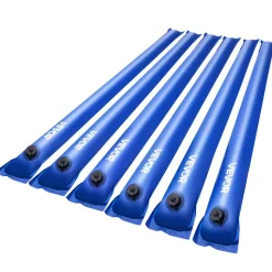 VEVOR Pool Cover Water Bags, 6 Packs 4 Ft, Single Chamber Pool Cover Water Tubes, 0.4mm Thick PVC Bags Weights with Leakproof Screw Cap, for Inground Swimming-Pool Covers Winter Closing, Blue