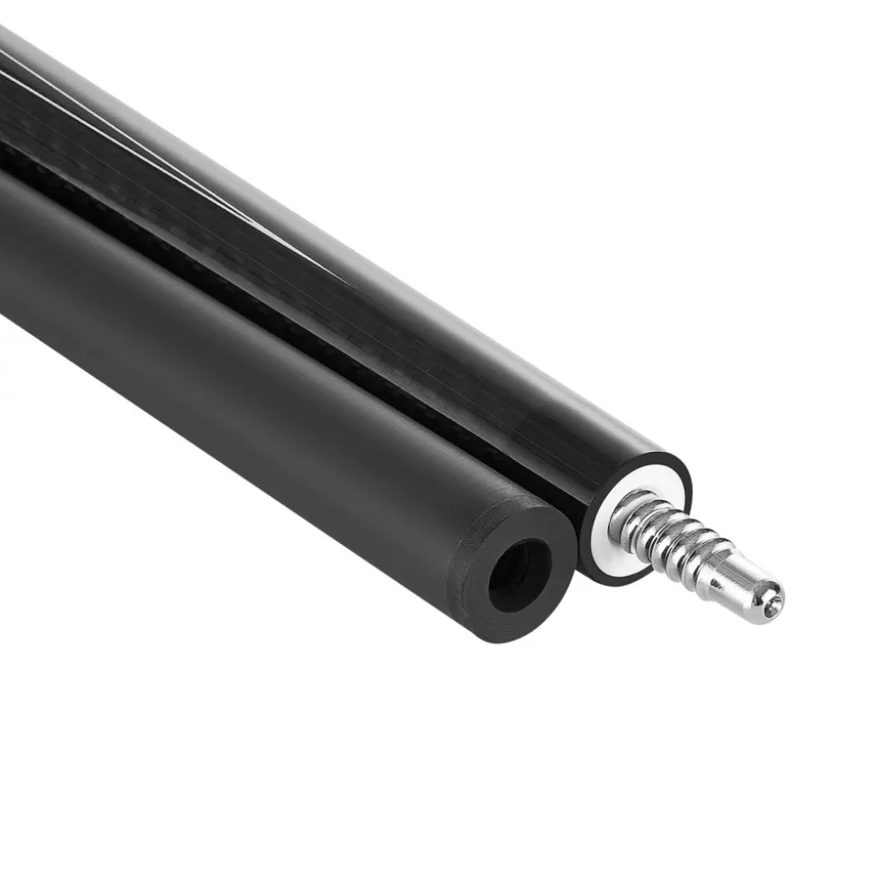 VEVOR Pool Cue, 1 Piece Pool Stick, 58 inch & 19 oz Carbon Fiber Billiard Pools Cue Stick with Bakelite Pressed Cue Tip & ABS Connection Ring, Cues Sticks for Professional Pool Table, Bar, Home,Office