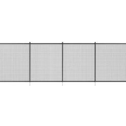 VEVOR Pool Fence, 4 x 12 FT Pool Fences for Inground Pools, Removable Child Safety Pool Fencing, Easy DIY Installation Swimming Pool Fence, 340gms Teslin PVC Pool Fence Mesh Protects Kids and Pets