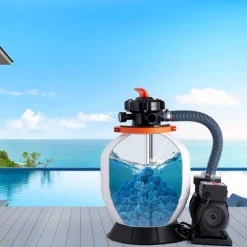 VEVOR Pool Filter Balls for Sand Filter, 3.1 lbs, Filter Balls Replace Pool Filter Sand, Reusable Blue Polyester Fiber Filter Media with Wash Bag, for Swimming Pool Aquarium Tank Above Ground Pool