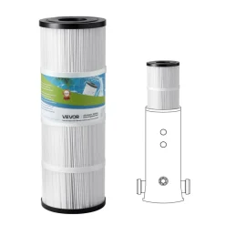 VEVOR Pool Filter Cartridge, 50 Sq. Ft Spa Hot Tub Filter Cartridge Replacement, Compatible with Hayward C500, CX500-RE, Pleatco, Secure for Kids & Pet, Trilobal Pleated, Easy to Clean