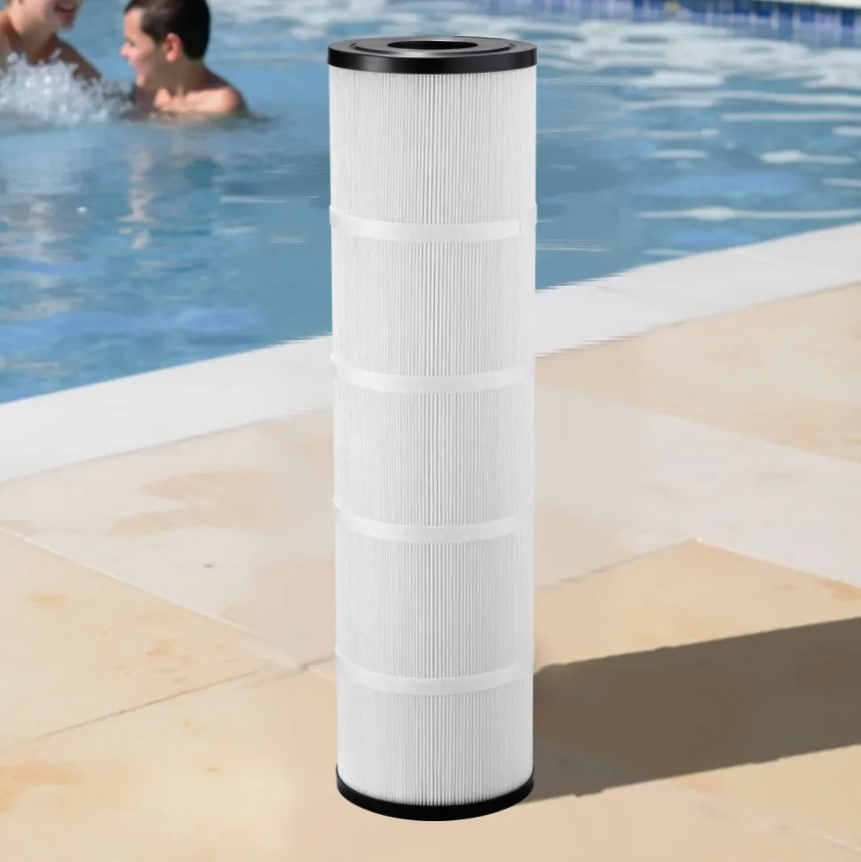 VEVOR Pool Filter Cartridge, 4x 105 Sq. Ft, Spa Hot Tub Filter Cartridge Replacement, Compatible with Pentair CCP420, Pleatco PCC80-PAK4l, Secure for Kids & Pet, Easy to Clean