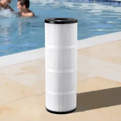 VEVOR Pool Filter Cartridge, 4x 80 Sq. Ft, Spa Hot Tub Filter Cartridge Replacement, Compatible with Pentair CCP320, Pleatco PCC80-PAK4, Secure for Kids & Pet, Easy to Clean