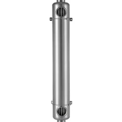 VEVOR Pool Heat Exchanger, 600K BTU Swimming Pool Heater Exchanger, 316L Stainless Steel Construction, High Efficiency Water to Water Transfer Heating System for Spa, Hot Tub, Indoor/Outdoor, Silver